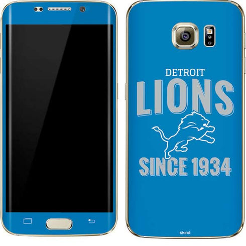 NFL Detroit Lions Helmet Galaxy S7 Edge Skin
